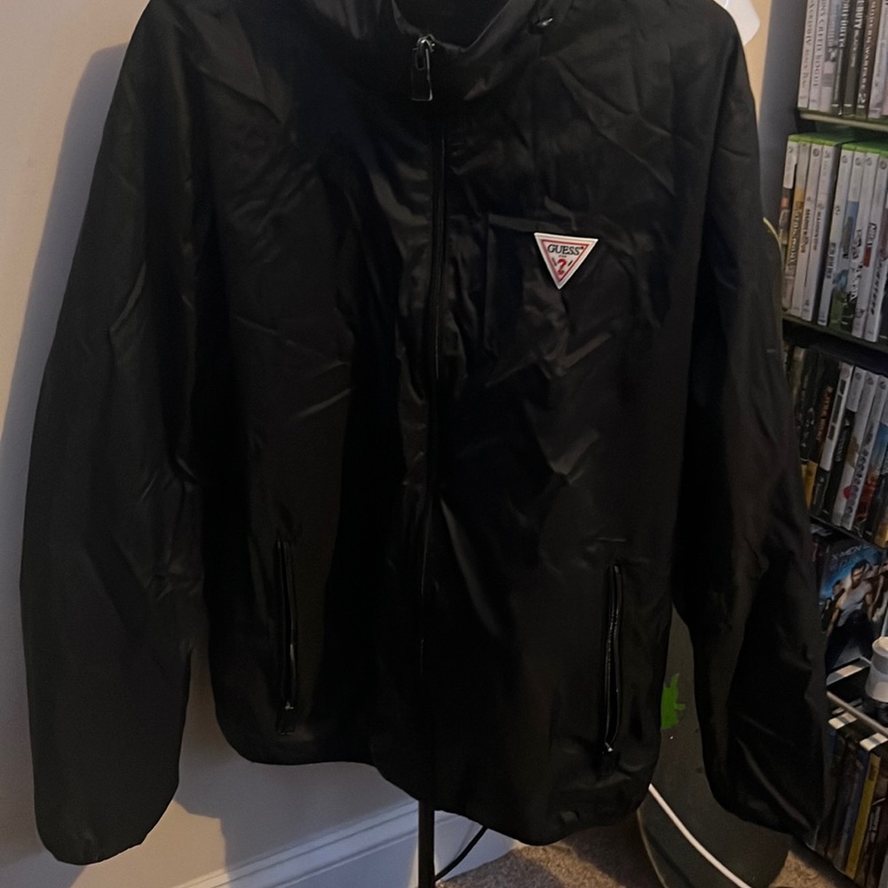 Black Guess windbreaker large